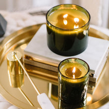 Load image into Gallery viewer, Frasier Fir Green Glass Candle
