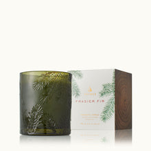Load image into Gallery viewer, Frasier Fir Green Glass Candle
