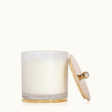 Load image into Gallery viewer, Frasier Fir Large Frosted Wood Grain Candle
